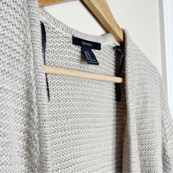 Forever 21 Open Front Long Sleeve Cardigan - Picture 3 of 5